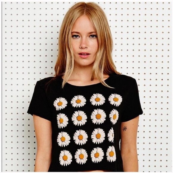Urban Outfitters Truly Madly Deeply Sunflower Top - Picture 2 of 5